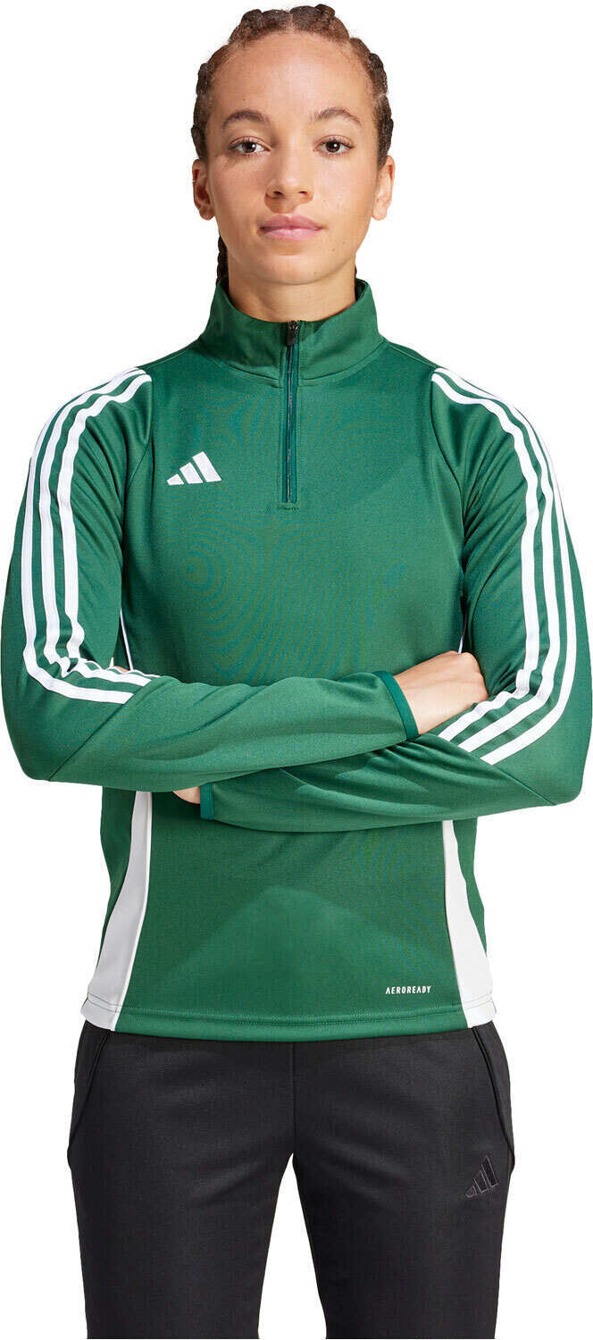 Adidas tiro24 sudadera mujer Verde (M)