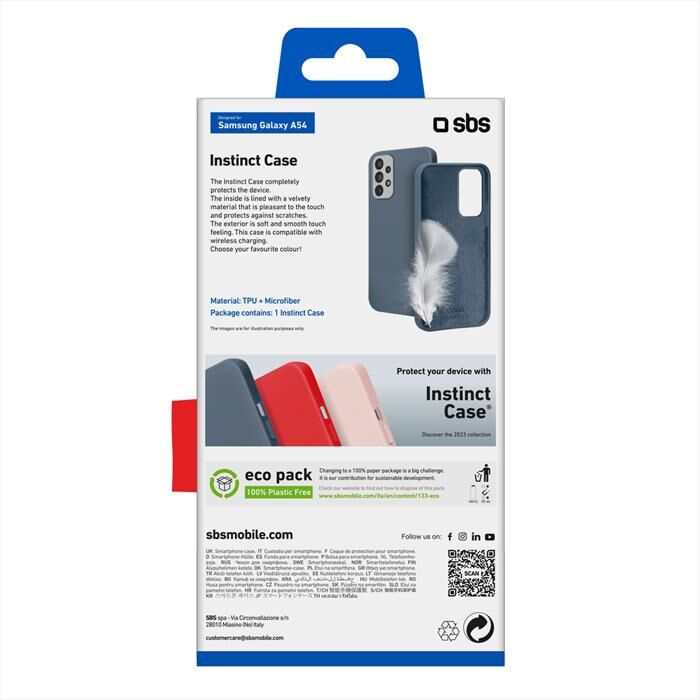 SBS Cover Teinstsaa54b Per Samsung A54-blu