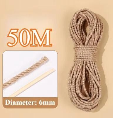 Uplifted Finds Natural Sisal Replacement Rope For Cat Trees 6 Mm 50 M
