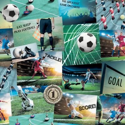 Advantage Football Fan Multicolor Soccer Wallpaper
