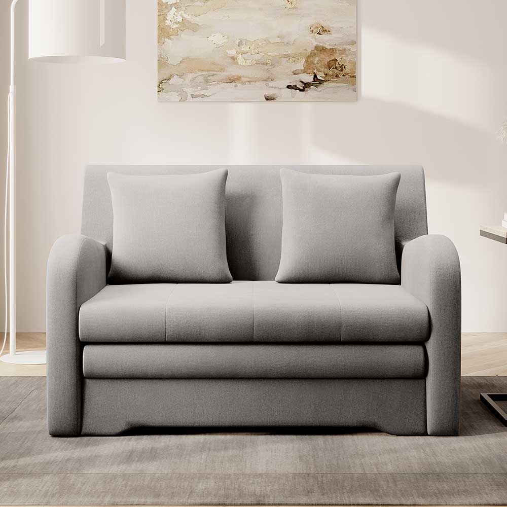 Pharao24.de Schlafsofa Zweisitzer Schlafsofa mit zwei Sitzplätzen und Armlehnen