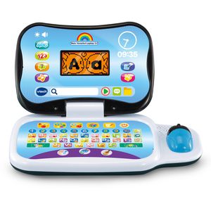 vtech 524804 Lerncomputer Mein Vorschul-Laptop 2.0, 3-6 Jahre, mit 20 Lernspielen und 5 Spielmodi, blau