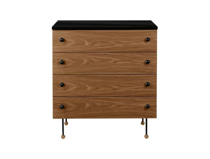 GUBI 62 Dresser Kommode American walnut, 4 Schubladen