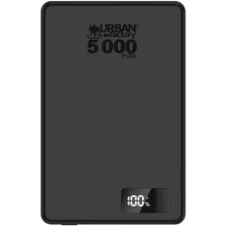 Urban Factory Magnee Slim Qi2 Powerbank 5000mAh 15W (5000 mAh, 20 W), Powerbank, Schwarz