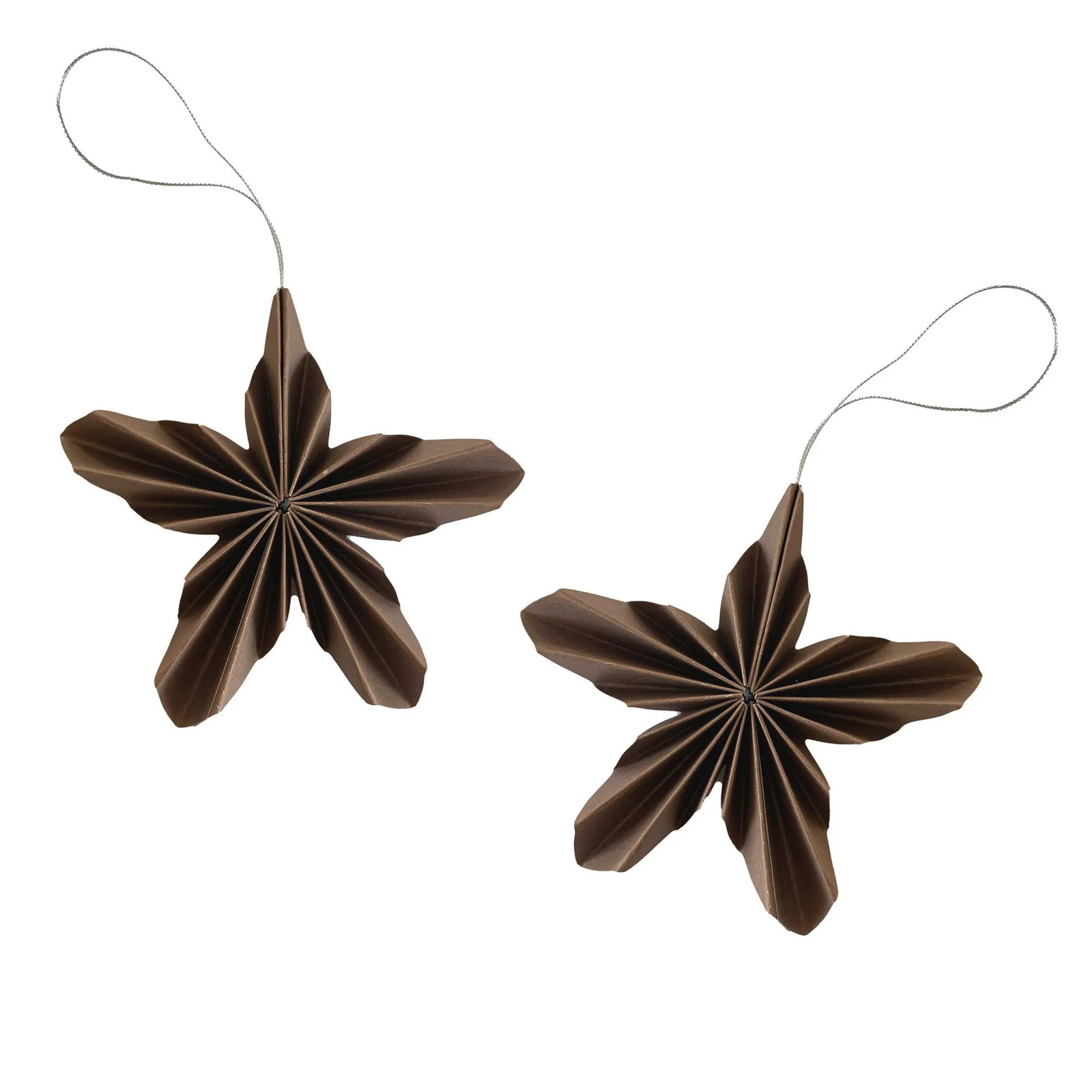 Cooee Design Kersthanger Paper Stars Coffee