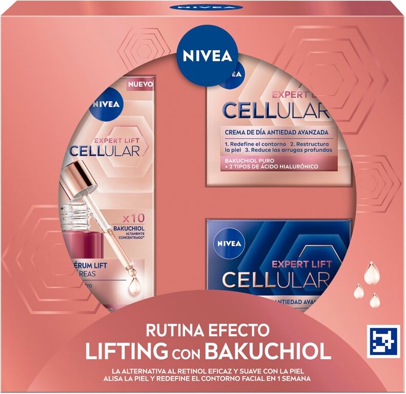 Nivea Pack Cellular Rutina Efecto Lifting con Bakuchiol .