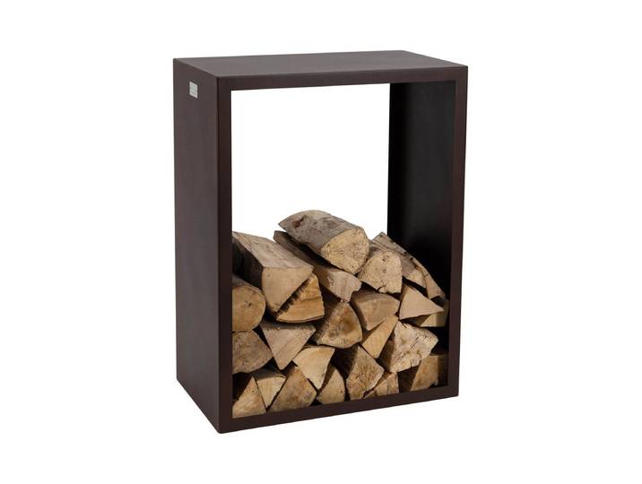 Nouvel Nova 80 Kaminholzregal Stahl Rost-Look