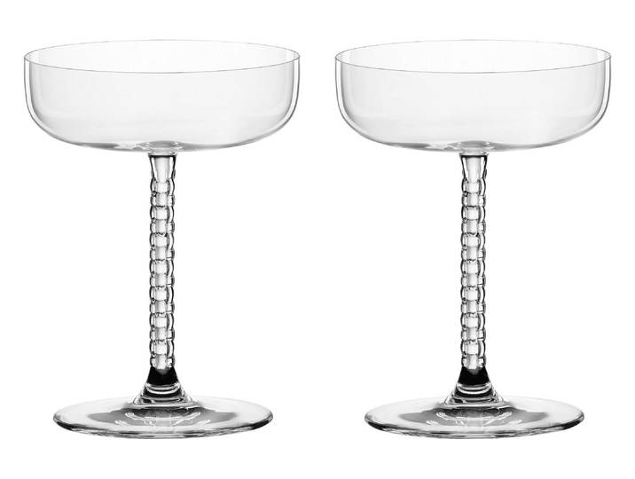 Cocktailglas NACHTMANN Bossa Nova 252 ml, 2 Stück , transparent (klar), H:14,4cm, Kristallglas, Trinkgefässe, Cocktailglas