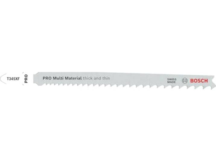 Bosch 25x PRO Multi Material thick and thin T345XF decoupeerzaagblad
