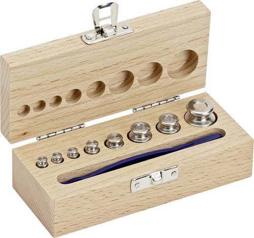 Kern M1 Gewichtsatz, 1g - 50g Edelstahl, im Holzetui