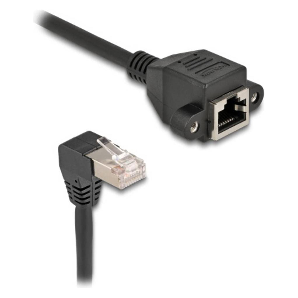 Delock Netzwerk Verlängerungskabel S/FTP Stecker RJ45 Stecke (S/FTP, CAT6a, 1 m) (80311)