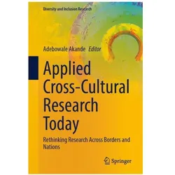Applied Cross-Cultural Research Today, Fachbücher von Adebowale Akande
