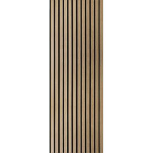 Kosche Akustikpaneel DecoLine, Eiche, 240 x 56,1 x 1,9 cm, mit schwarzem Filz, , Stück