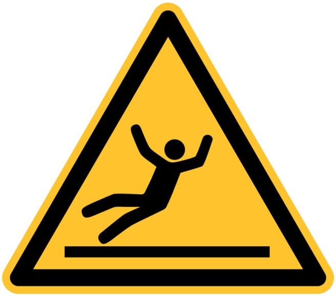 Panneau d'avertissement Eichner Risque de glissade (9225-12080-010)