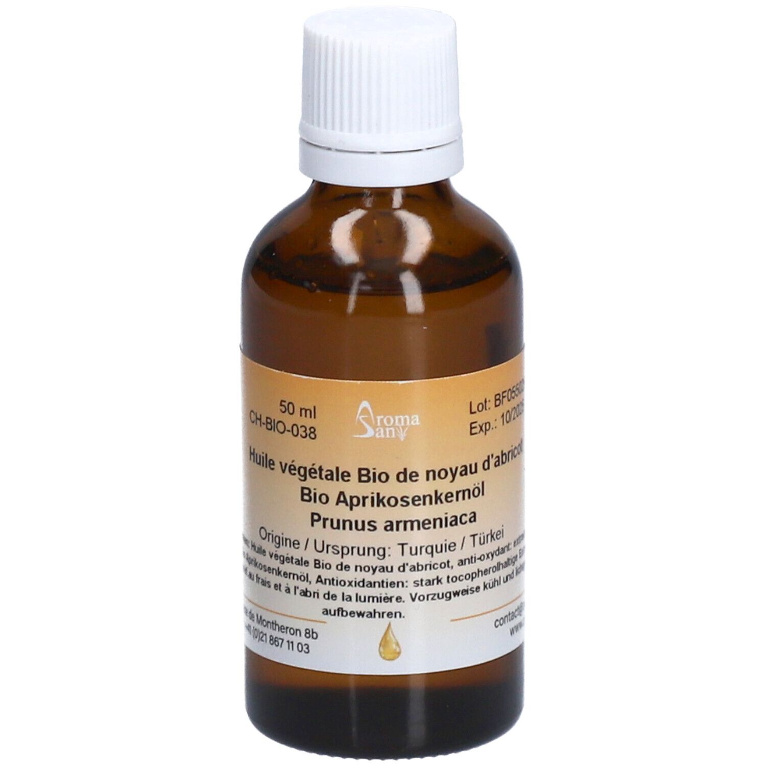 Aromasan Aprikosenkernöl 50 ml Ätherisches Öl