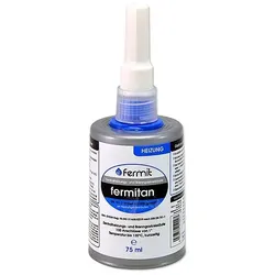 FERMITAN Heizung Dichtmittel - für Warmwasser-Heizung, Öl, Heizöl, Druckluft, Gase - Flasche 75 ml ** 100ml/19,05 EUR