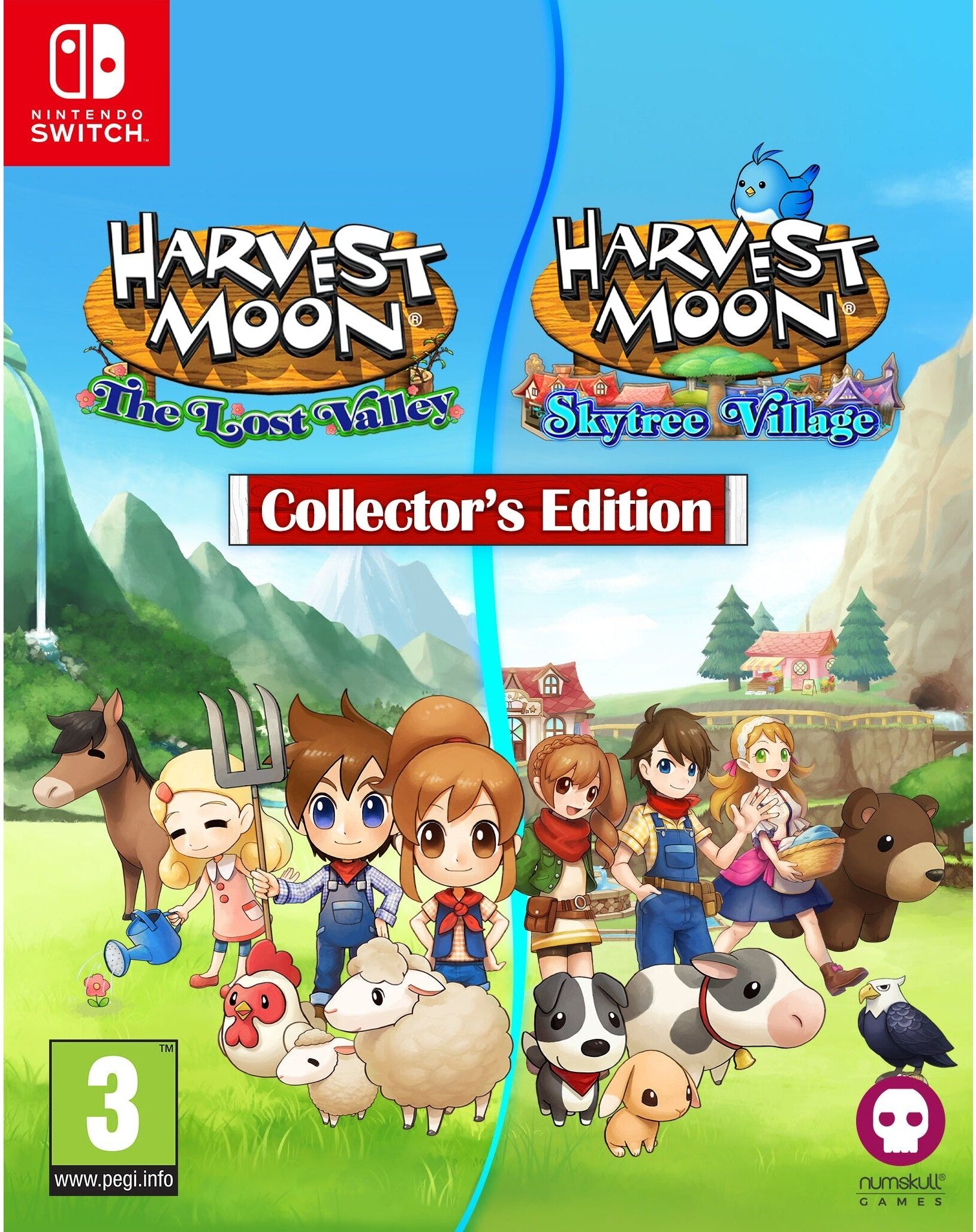 Numskull Games Harvest Moon: The Lost Valley ; Skytree Village Collector's Edition – Nintendo Switch Game Cartridge
