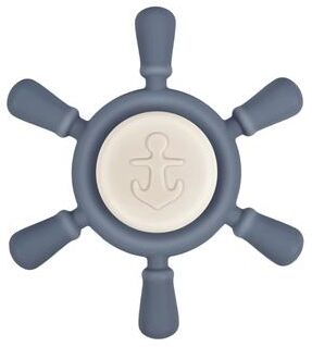 Inspired Finds Silicone Suction Cup Spinner Toy For Windows, Tables, And Highchairs dark Blue