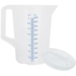 Schneider - Meßbecher, 2 Liter + Deckel, geschlossener Griff