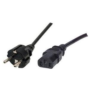 Shiverpeaks Type F/C13 1.8m 1.8m Netzstecker Typ F C13-Koppler Schwarz (1.80 m) (BS60006-G)