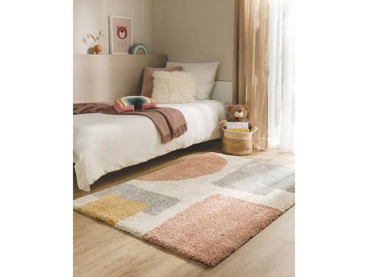 benuta Lytte Kinderteppich Gobi - Multicolor 200x290 cm - Kunstfaser - Rechteckig & im Style: Geometrisch, Hygge & Cozy, Scandi Living - Pflegeleicht für Kinderzimmer, Wohnzimmer, Schlafzimmer