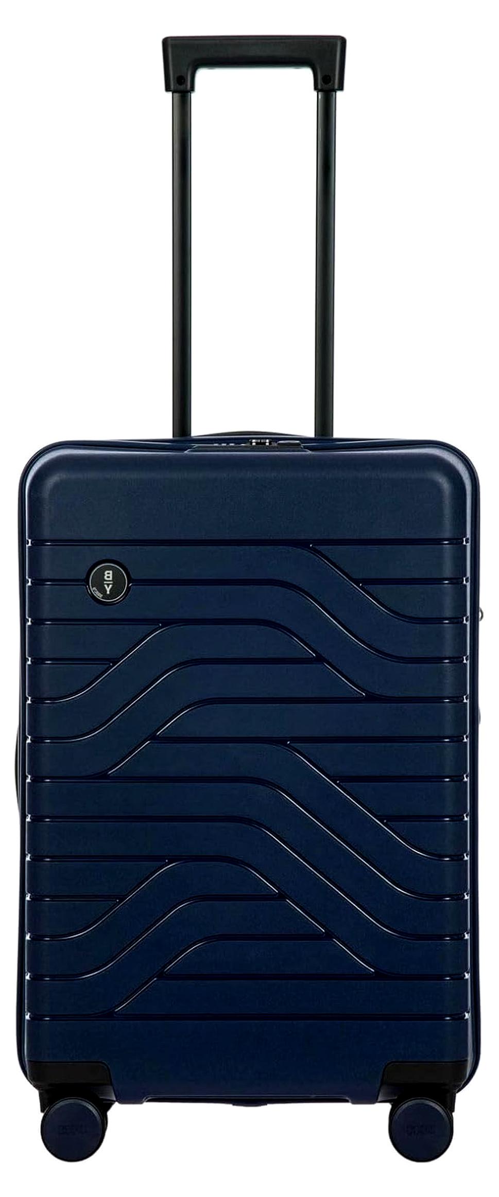 BRIC'S - Mittelgroßer Erweiterbarer Hartschalen-Trolley Ulisse B Y Bric's, Blau, 43x65x26 cm