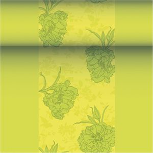 Papstar Tischläufer Royal Collection Thalia, 87757, grün, aus Papiergewebe, auf Rolle, 40 cm x 24 m