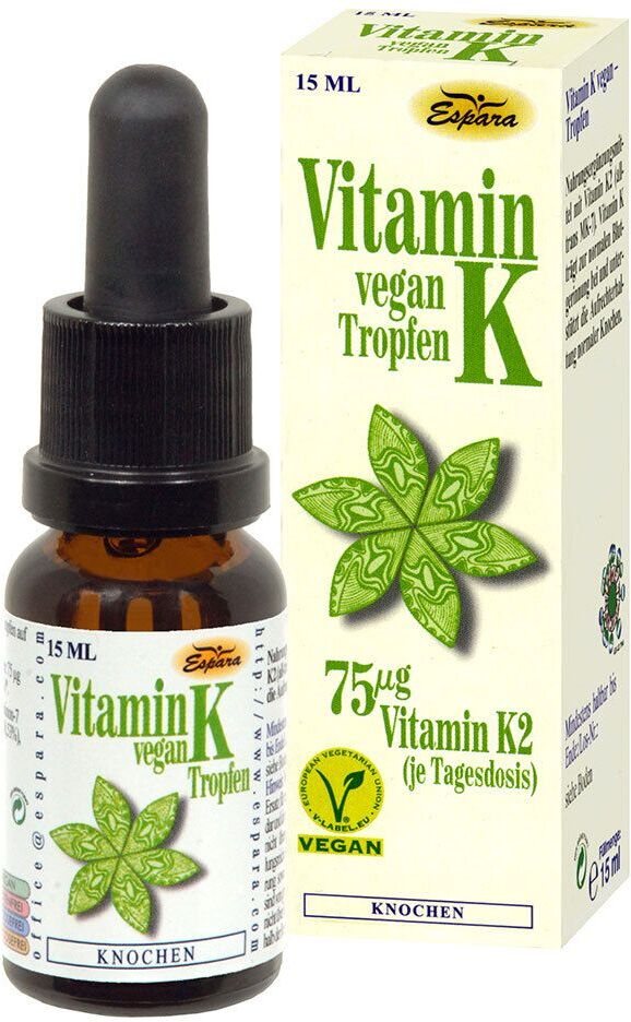 Espara Vitamin K-Tropfen vegan 15 ml Tropfen