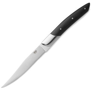 WAS Steakmesser Carlos 6429000, 6 Stück, 11 cm Edelstahlklinge mit glattem Schliff, Sandelholzgriff