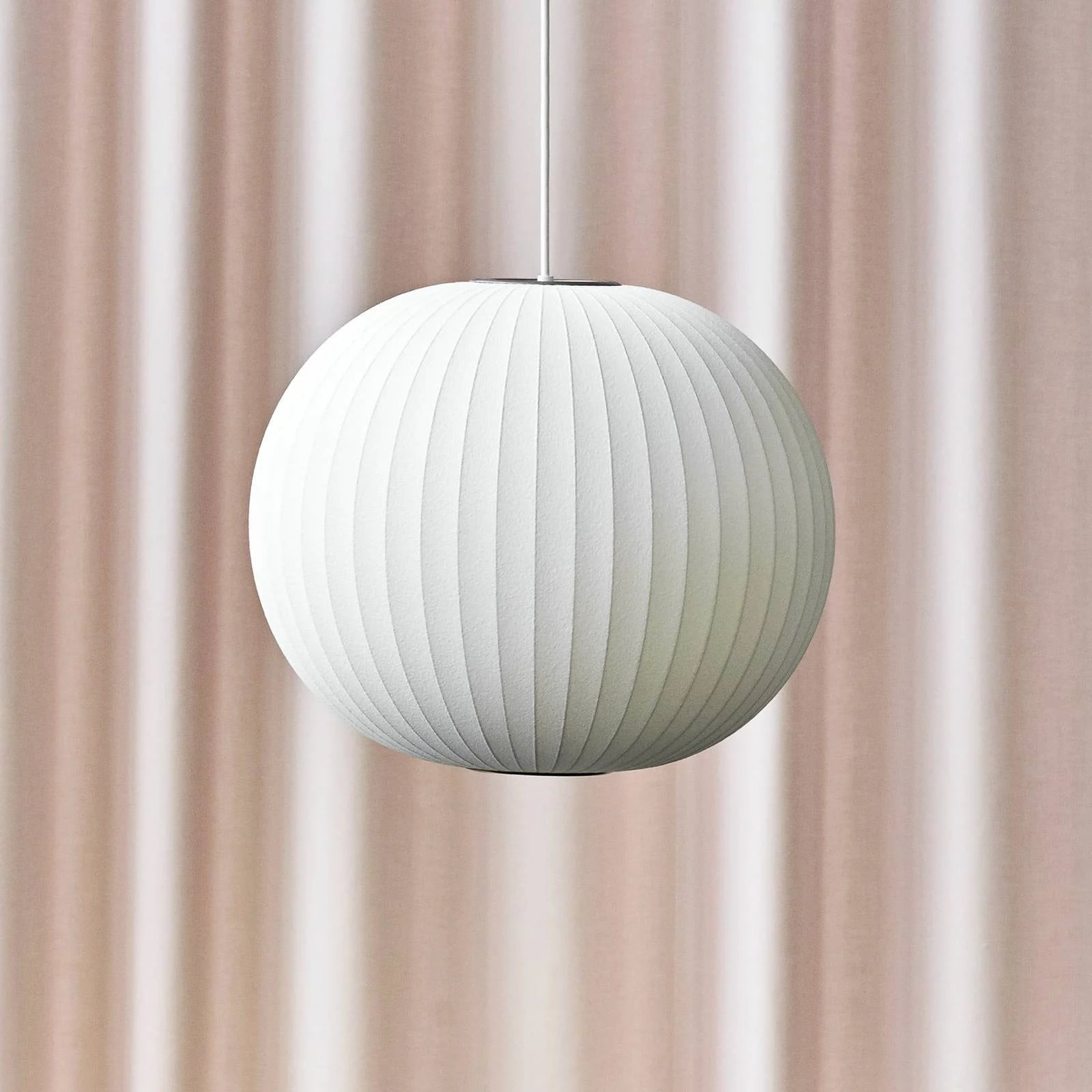 HAY Design Hanglamp Nelson Ball Bubble, wit, dimbaar, rond, kunststof
