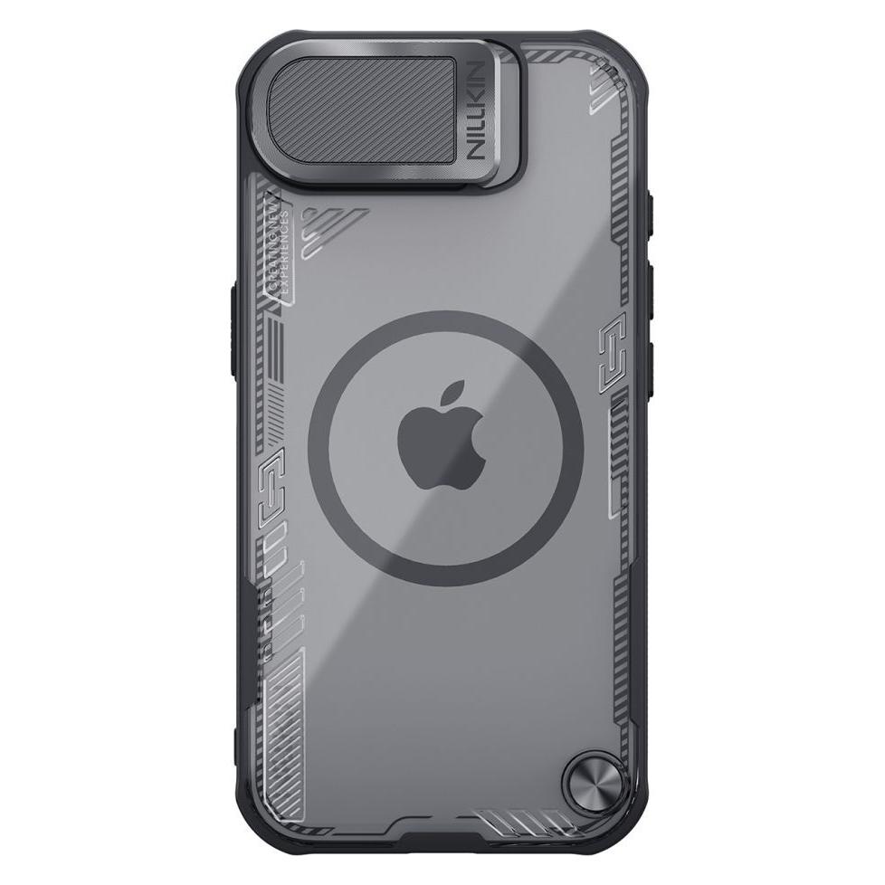 Nillkin Iceblade Prop Magnetische Hülle mit Objektivabdeckung und Ständer für iPhone 16e - Schwarz (Apple iPhone 16e, Apple iPhone 17e) (57983125268)