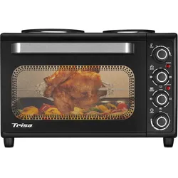 Trisa Bake & Cook, Kleinbackofen, Schwarz