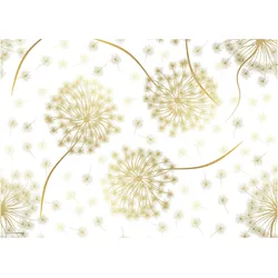CoverYourDesk, Unterlage, Schreibtischunterlage Goldene Pusteblume