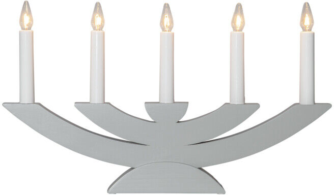Star Chandelier de fenêtre 5 flammes gris 220-06 (220-06)
