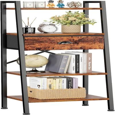 No "4 Tier Ladder Shelf - 11.4""D x 15.4""W x 47.6""H"