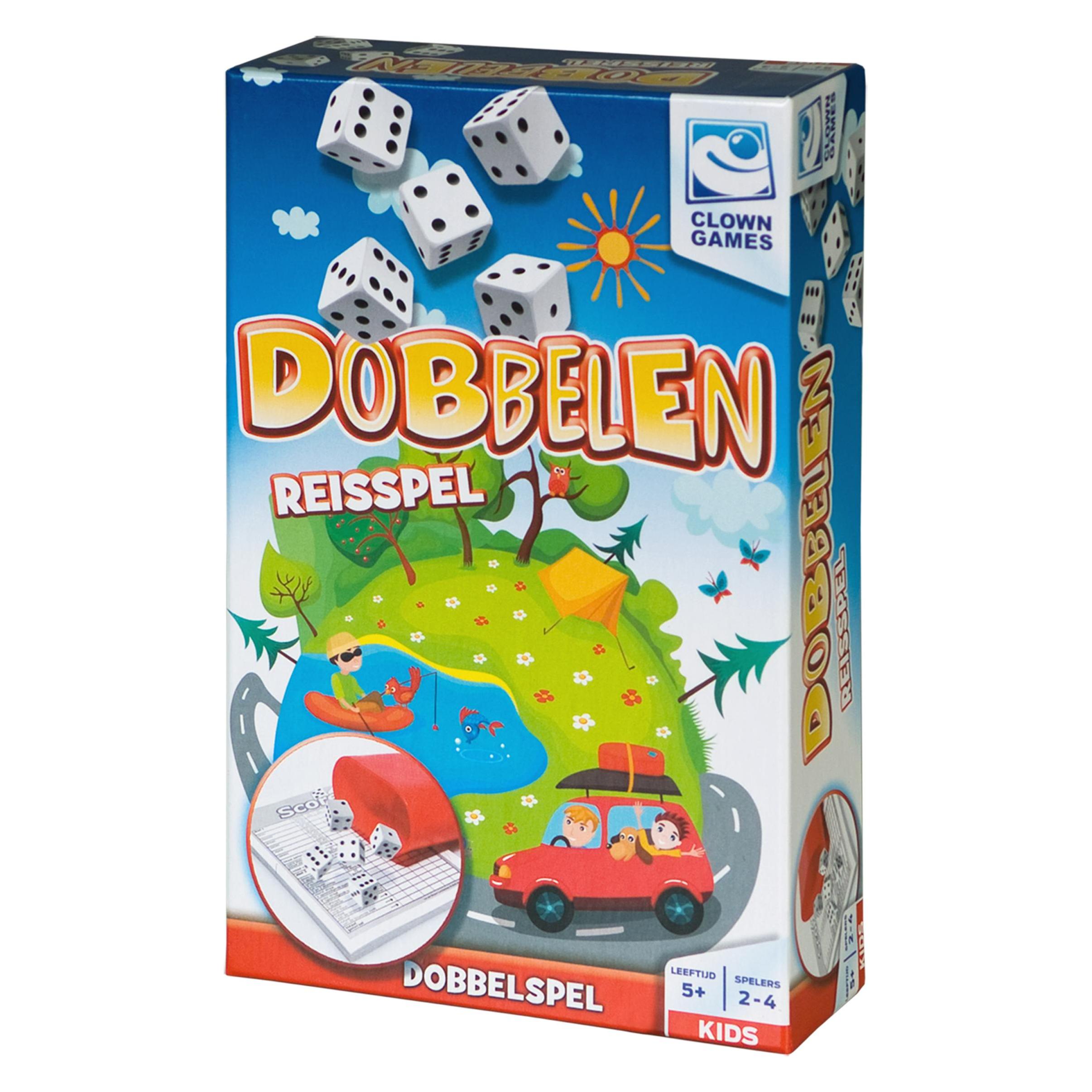 Clown games Clown-Würfel Reise Spiel (Niederländisch, 2 - 4 Spieler) (0607193)