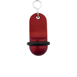 CombiCraft Mini Classic Rot Aluminium Hotel Schlüsselanhänger 60x25 mm - 5 Stück