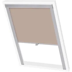 vidaXL Verdunkelungsrollo Beige MK08