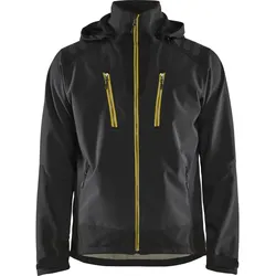 Softshelljacke "4749" - L - schwarz/gelb