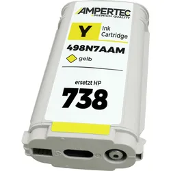 Kompatible Tinte ersetzt HP 498N7A 738 yellow