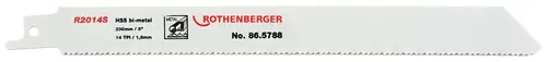 Rothenberger 865788 Universal-Sägeblatt, 200x20x0,9-5er Pack Sägeblatt-Länge 200mm 5St.