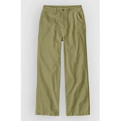 Patagonia Point Reyes Canvas Wide Leg Hose gumtree green Gr. 8