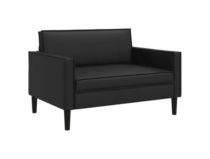 KDVXBCQJH XXL Sessel Schwarz Kunstleder Polstersessel Wohnzimmer Breiter Relaxsessel mit weicher Polsterung und strapazierfähigem Bezug ideal als gemütlicher Lesesessel im Schlafzimmer.