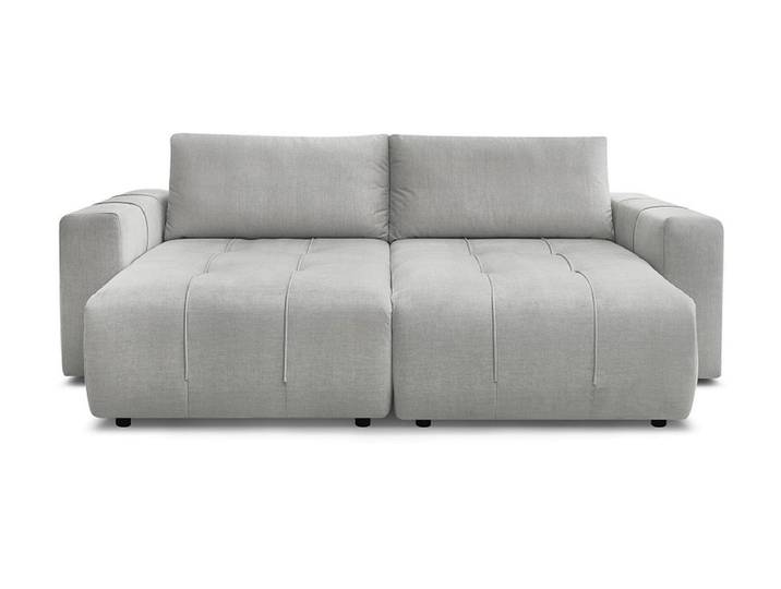 Sofa BOBOCHIC ARSENE Samt hellgrau