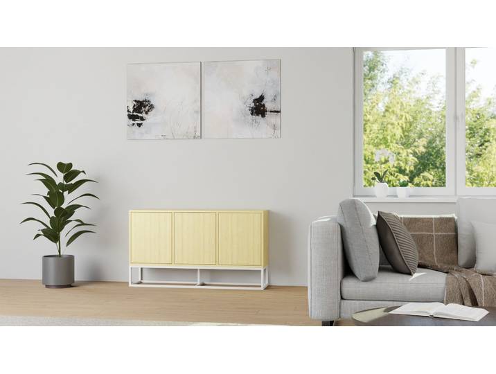 Sideboard aus Kiefer Kiefer Natur geölt
