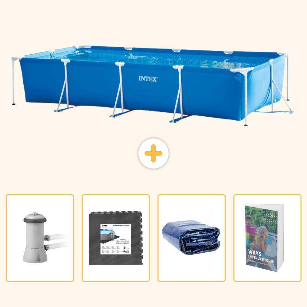 Rechteckiger Frame Pool - 450x220x84 cm - 5-teilig SCB121
