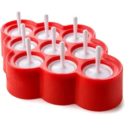 ZOKU Eisform Mini Pop Ice, Eisformen, Weiss, Rot