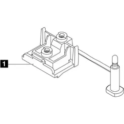 Lenovo ThinkSystem ST50 V2 NVMe M.2 Bracket K, Server Zubehör