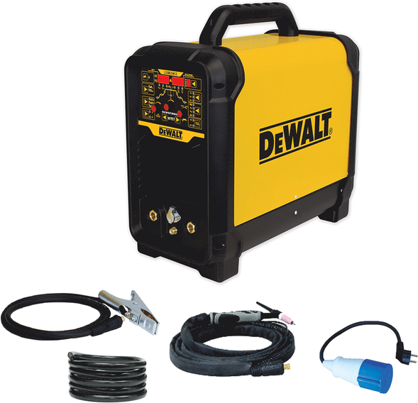 DeWalt DXWDTIG 210E - Inverter Schweißgerät (TIG HF/LIFT, MMA) - Gleichstrom (DC) - Koffer