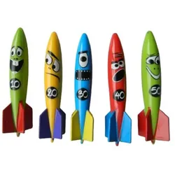 Torpedoraketen-Tauchspiel - 5er-Set
